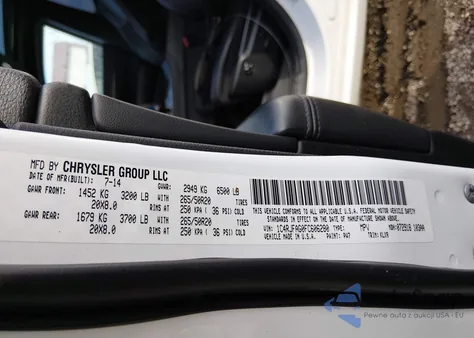 2015 Jeep Grand Cherokee Altitude z USA, uszkodzony, nr VIN 1C4RJFAG0FC606280